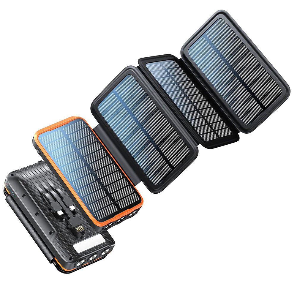 Solar Powerbank met Opvouwbare Panelen 43.800 mAh