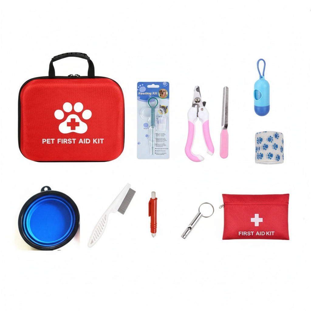 EHBO Set voor Huisdieren – Compacte Verzorgingskit voor Hond en Kat