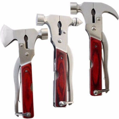 Multitool Veiligheidshamer – Met Glasbreker & Gordelsnijder