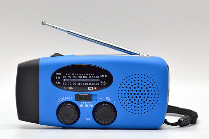 Noodradio op Zonne-energie & Hand-opwinden