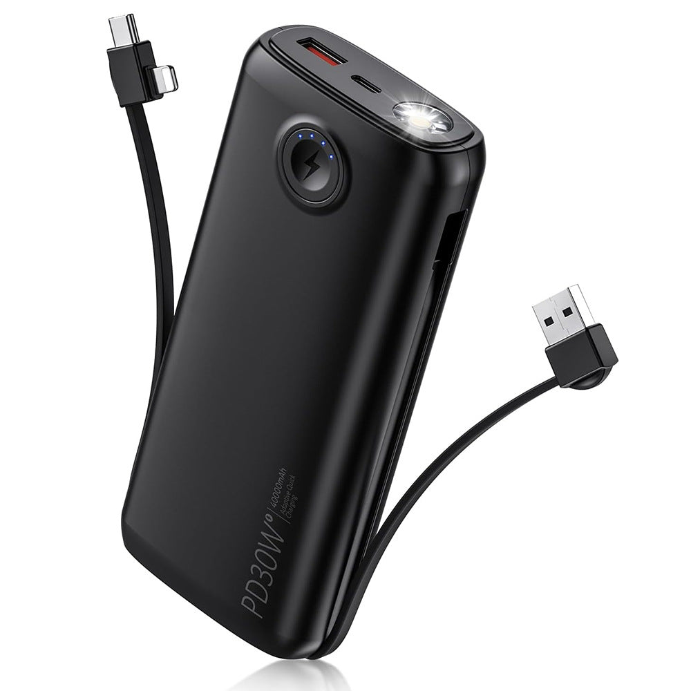 Compacte Draadloze Powerbank met Display voor Noodpakketten en Reizen