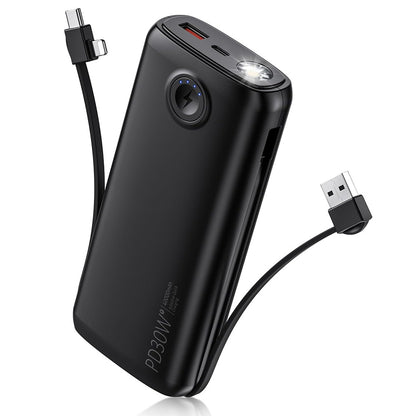 Compacte Draadloze Powerbank met Display voor Noodpakketten en Reizen