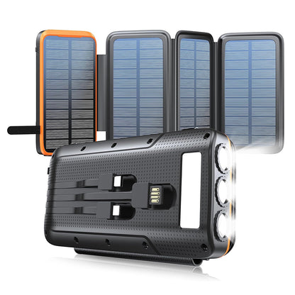 Solar Powerbank met Opvouwbare Panelen 43.800 mAh