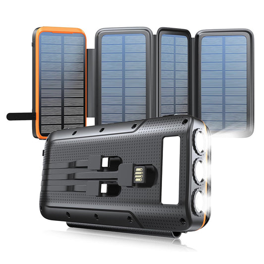 Solar Powerbank met Opvouwbare Panelen 43.800 mAh
