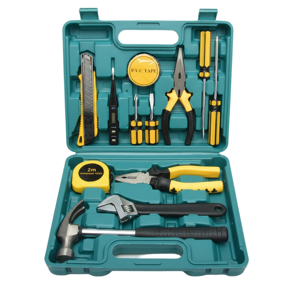 Compacte Gereedschapskist – Basis Handgereedschap voor Huis, Auto en Noodpakketten