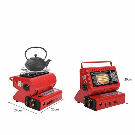 Draagbare Gasheater – Noodverwarming met Optionele Kookfunctie