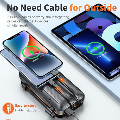 Solar Powerbank met Opvouwbare Panelen 43.800 mAh