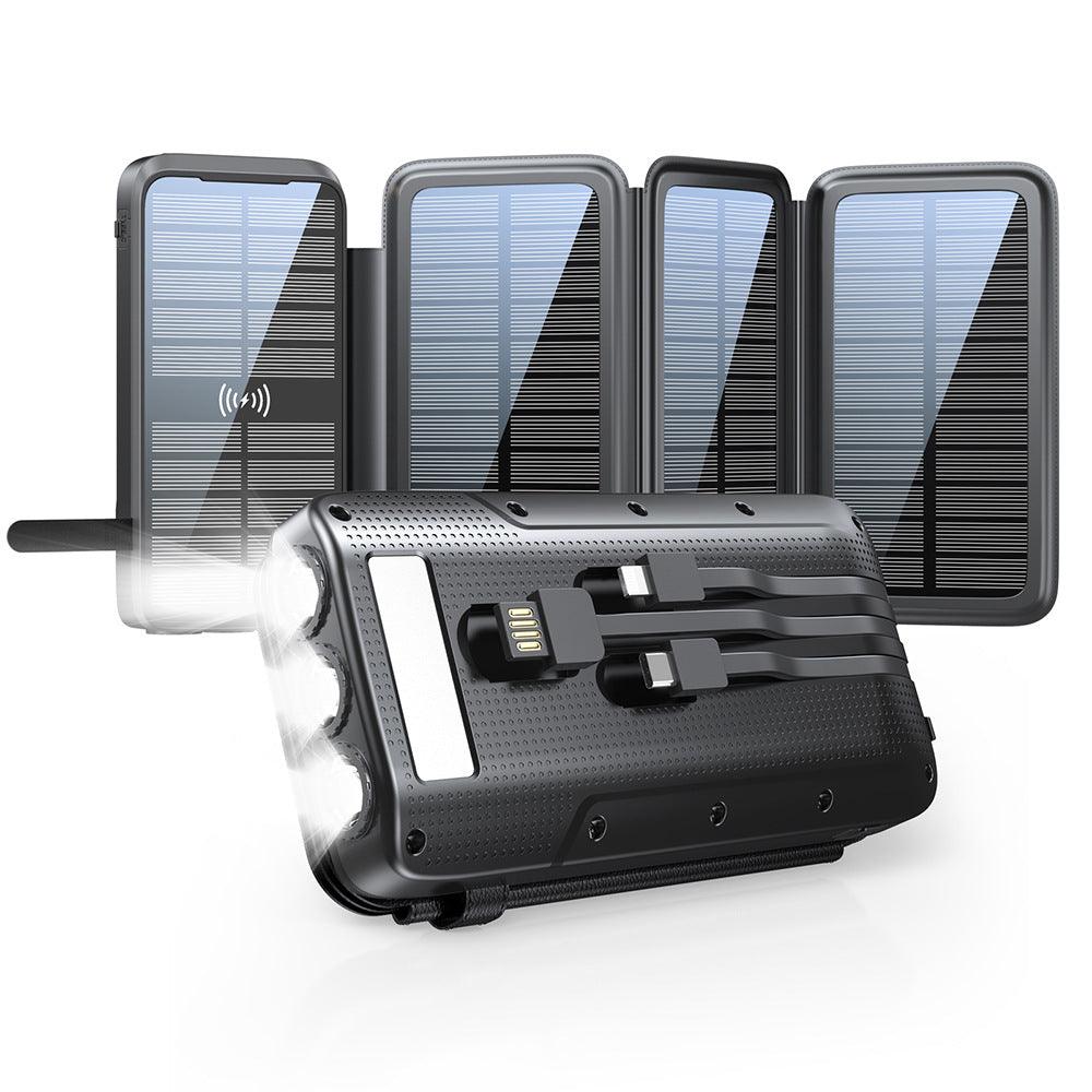 Solar Powerbank met Opvouwbare Panelen 43.800 mAh