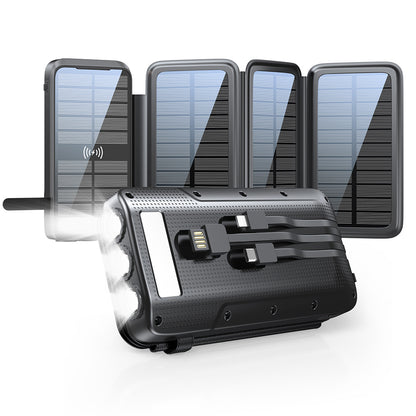 Solar Powerbank met Opvouwbare Panelen 43.800 mAh