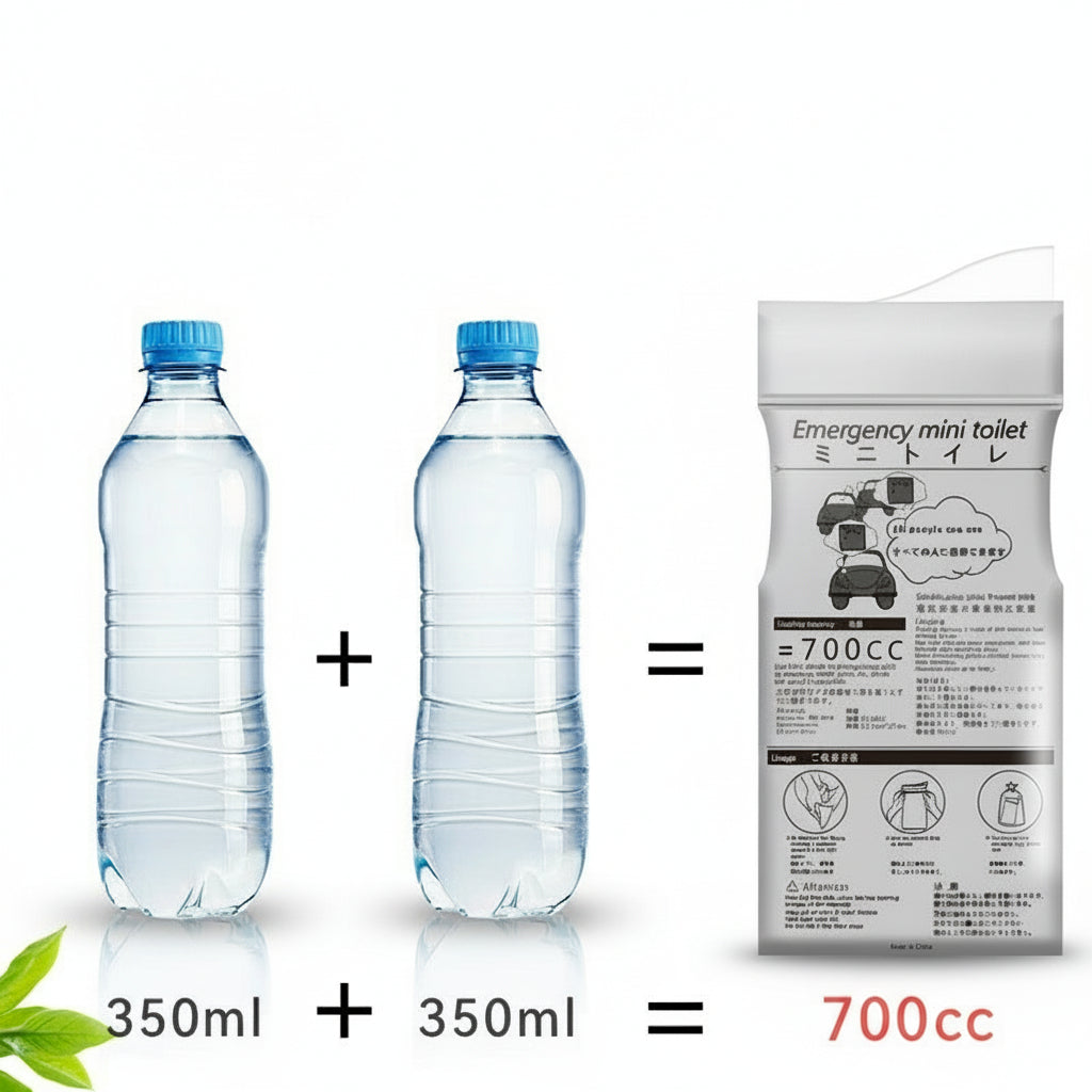 Wegwerp Noodurinezakken & Gelabsorptie (Set van 5)